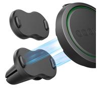 FIXCHORD Magnetic Car Holder for OOONO CO-Driver NO2, 2-Pack Adhesive+Vent Mount, Magnetic Car Vent Holder Compatible with OOONO CO-Driver NO2 Speed Camera Alarm, Super Adhesive Pad for Dashboard