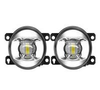 FIXCOR 2 X Fog Light Assembly 30W 8000LM Front Bumper LED Fog Lamp Daytime Running Light H11 12V For Jeep For Renegade For Cherokee For Compass(Yellow)