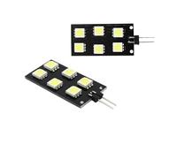 FIXCOR 2PCS Car Interior Indoor Footwell Lights With For Canbus For A1 A3 A4 A5 Interior Accessories(Red)