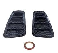 FIXCOR 2Pcs Carbon Fiber Rear Tail Light Cover Decorative Sticker For Fiat 500 For Abarth 595 695 2016-2024(Carbon Look)