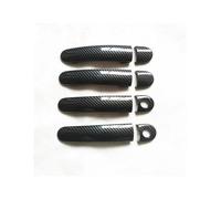 FIXCOR Accessories Door Handle Cover for SEAT for Leon 1M MK1 1P MK2 for Cupra FR Trim Handles Covers Plastic Imitation Carbon Fiber(4DK-2)