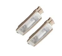 FIXCOR Car Accessories For Seat For Alhambra 7N For Ateca For Leon III Front Sun Visor Interior Roof Reading Lighting Lamp(Beige-2PCS)
