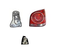 FIXCOR Car Accessories Taillight For VW For Polo Hatchback 2006-2010 Auto Tail Light And Circuit Board Holder Lamp Without Bulbs