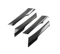 FIXCOR Car Inner Door Handle Pull for VW for Tiguan 2008 2009 2010-2016 Cover Carbon Fiber Grain Trim Accessories