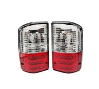 FIXCOR Car LED Rear Tail Light Brake Lamp For Nissan For Patrol GQ Y60 GR 1987 1988 1989 1990 1991 1992 1993 1994 1995 1996 1997(Red and white)
