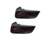 FIXCOR Car Lights LED Tail Light For 3 Series GT 320i 328i 330i 335i F34 2013 2014-2018 Rear Lamp DRL Signal Automotive(2 black taillights)