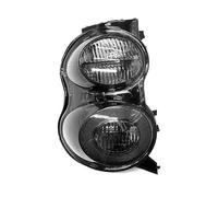 FIXCOR Car Rear Tail Light Lamp Cover Housing Without Bulbs For Mercedes For Benz 451 For Smart(Black Left)