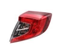FIXCOR Car Taillight Left Right Rear Tail Light Turn Signal Fog Lamp Auto Parts Lamp Housing Without Bulb For Civic 10th 2016-2019 (Only right)