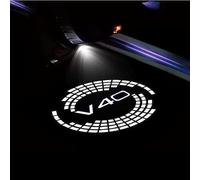 FIXCOR Car Welcome Door Lights for Volvo V40 - HD Ghost Shadow Puddle Lights - 2 Pack