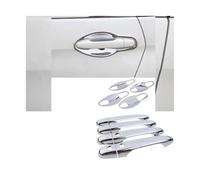 FIXCOR Chrome Door Handle Cover Trim for CRV CR-V 2013 2012-2016 2014 Hanlde Covers Exterior Decoration Accessories Car Styling C1311(Smart coverbowl)