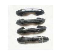 FIXCOR Door Handle Cover Trim Imitation Carbon Fiber for Kia for Ceed 3 CD for XCeed for Proceed GT for Line SW 2019 2020 2021 2022 (RHD)