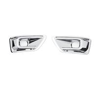 FIXCOR Fog Light Cover For Toyota For Land Cruiser 300 VXR GXR 2021 2022 2023 LC300 FJ300 Chrome Front Fog Lamp Cover Front Bumper Fog Light Grill (Color : Fog lampshade), 9153627512