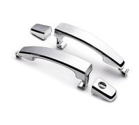 FIXCOR for Chevrolet for Captiva for Sport for Aveo for Saturn 1/2/4 Pcs Car Front Left Right Rear Chrome ABS Door Outer Handle Covers 96468266 (2 pcs 1keyhole)