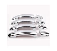 FIXCOR for Citroen C3 MK1 2002 to 2009 ABS Chrome Car Outer Door Handle Cover Trim Strips Exterior Decoration Car Exterior Door Handles