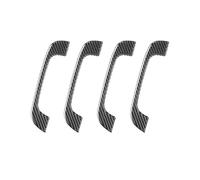 FIXCOR for Civic 11th 2022-2023 Car Roof Handle Cover Trim Interior Central Sticker Accessories Carbon Fiber 4pcs