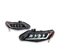 FIXCOR For Civic 8th Gen 2006-2011 DRL Dynamic Turn Signal LED Headlight