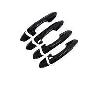 FIXCOR for Ford for Mondeo for Fusion 4 MK4 CD391 2014~2022 Gloss Black Outer Door Handle Cover Styling Sticker Trim Car Accessories (2 Keyhess Entry)