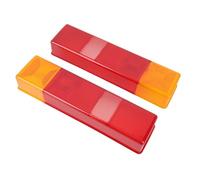 FIXCOR For FORD For TRANSIT MK3 MK4 MK5 MK6 MK7 Chassis Cab Dropside Luton Pickup Models 1 Pair Of Tail Lamp Cover Lens BP17 1547