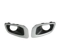 FIXCOR For Jeep For Renegade 2015-2018 Pair Front Fog Light Cover Bezel Bumper 2pcs Fog Light Cover Bezels LH+RH