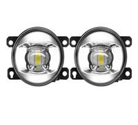 FIXCOR For Jeep For Renegade For Cherokee For Compass Fog Light Assembly 30W 8000LM Front Bumper LED Fog Lamp Daytime Running Light H11 12V(White)