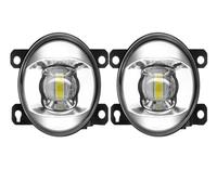 FIXCOR For Jeep For Renegade For Cherokee For Compass Fog Light Assembly 30W 8000LM Front Bumper LED Fog Lamp Daytime Running Light H11 12V(Dual Color)