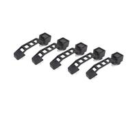 FIXCOR for Jeep for Wrangler JK/JKU 2007-2017 3Pcs/5Pcs Accessories Car Exterior Outer Door Handles Set Black ABS Plastic (5Pcs)