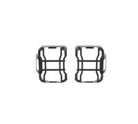 FIXCOR For Jeep For Wrangler JL For Gladaitor JT 2018-2023 Rear Tail Light Lamp Decoration Cover Trim Sticker Car Exterior Accessories Black