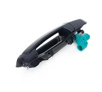 FIXCOR for Kia for Sorento 2003 2004 2005 2006 2007 2008 2009 Car Front Rear Right Left Exterior Door Handle 82650-3E010 Black Car Stylings (Rear Right)