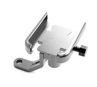FIXCOR For Loncin For VOGE SR4 MAX SR4MAX 2022 2023 2024 Motorcycle CNC Handlebar Mirror Mobile Phone Stand Bracket Holder(Silver,Mirror Type)