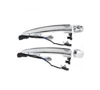 FIXCOR for Nissan for Leaf for Maxima for Murano for Sentra 2Pcs Car Front Left Right Exterior Door Handles Silver ABS 826469N00A 806469N00A 806451AA0A (Left and Right)