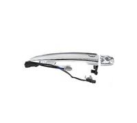 FIXCOR for Nissan for Leaf for Maxima for Murano for Sentra 2Pcs Car Front Left Right Exterior Door Handles Silver ABS 826469N00A 806469N00A 806451AA0A (Left)