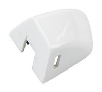 FIXCOR for Porsche for Cayenne 2011-2017 Car Exterior Door Handle Lock Cylinder Cover Black/White Front Left Door Handle Cover 95853187900G2X (White)