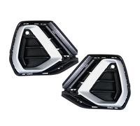 FIXCOR For Q3 2019 2020 2021 Front Fog Light Cover Grill Decorative Protective Fog Light Frame (Left and right)