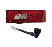 FIXCOR For Scania Tail Lamp 24V LED Rear Headlight Truck Parts Accessories Light With 7Pin Plug Connectors(Right)