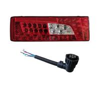 FIXCOR For Scania Tail Lamp 24V LED Rear Headlight Truck Parts Accessories Light With 7Pin Plug Connectors(left)