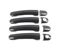 FIXCOR for Seat for Leon MK1 for Toledo 1999-2007 for Arosa 1997-2004 for Ibiza for Cordoba for Vario 2003-2007 Exterior Door Handle Cover Trim Accessories (Carbon style4)