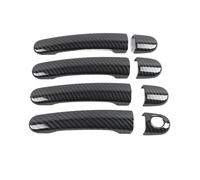 FIXCOR for Seat for Leon MK1 for Toledo 1999-2007 for Arosa 1997-2004 for Ibiza for Cordoba for Vario 2003-2007 Exterior Door Handle Cover Trim Accessories (Carbon style5)