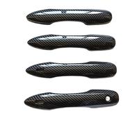 FIXCOR for Toyota for Camry XV70 2018 2019 2020 2021 2022 2023 Car Accessories Door Handle Cover Trim Plastic Imitation Carbon Fiber