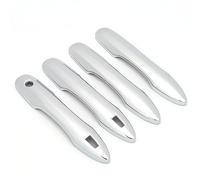 FIXCOR for Toyota for Camry XV70 2018 2019 2020 Carbon Chrome Car Exterior Door Smart Handle Protect Decoration Cover Sticker Accessories (Chrome 0 Smart)