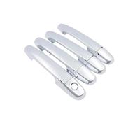 FIXCOR for Toyota for Hilux MK7 2010 2005~2014 2009 Styling Sticker Decoration Chrome Paint Auto Car Door Handle Cover Accessories(1Keyholes 4door Silver)