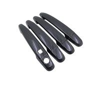 FIXCOR for Toyota for Noah for Voxy for NAV1 R60 R70 MK1 MK2 Carbon Fiber Pattern Car Handle Or Chrome Door Handles Protective Cover Car Accessories (Carbon Fiber pattern2)