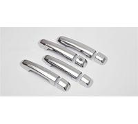 FIXCOR for Toyota for Prado 150 for Land for Cruiser for Prado J150 2010-2019 LC150 LC200 Glossy Black Car Door Handle Cover Styling Accessories (Silver no Sensor)