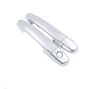 FIXCOR for Toyota for Ractis for Verso-S for Space for Verso MK1 2005~2009 Chrome Door Handle Cover Trim Protection Cover Car Accessory Sticker (2 Door No Button)