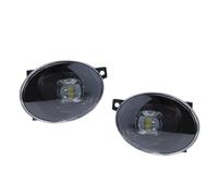 FIXCOR For VW For Amarok For Crafter 2012 2013 2014 2015 2016 LED FogLight Fog Lamp Front Bumper Lens Driving Headlight 2H0941699(White)