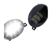 FIXCOR For VW For Amarok For Crafter 2012 2013 2014 2015 2016 LED FogLight Fog Lamp Front Bumper Lens Driving Headlight 2H0941699(White lens)