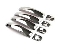 FIXCOR for VW for Amarok Pick-Up for MK1 Caddy for Multivan for Transporter T5 T6 for Caravelle Car Accessories Door Handle Trim Cover (Handle Steel Silver)