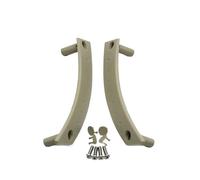 FIXCOR for VW for Beetle 1998-2010 LHD RHD Car Interior Left Right Door Pull Handle Protector Cover Trim Replacement (Beige Left and Right)