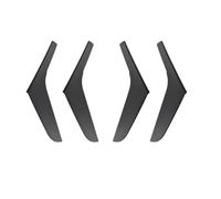 FIXCOR for VW for Golf 6 GTI MK6 2009 2010 2011 2012 2013 2014 Front Rear Car Interior Left Right Door Pull Handle Cover Panel Trim (1Set Black)