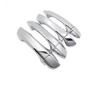 FIXCOR for VW for Polo for MK6 for AW for BZ 2017~2023 Car Door Handle Cover Trim Protective Auto Exterior Parts Accessories Stickers (Chrome)