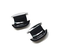 FIXCOR for VW for Scirocco 3 MK3 2008~2017 2009 Carbon Fiber Exterior Chrome Gloss Black Door Handle Cover Bowl Car Accessories (Black 2 Bowl)